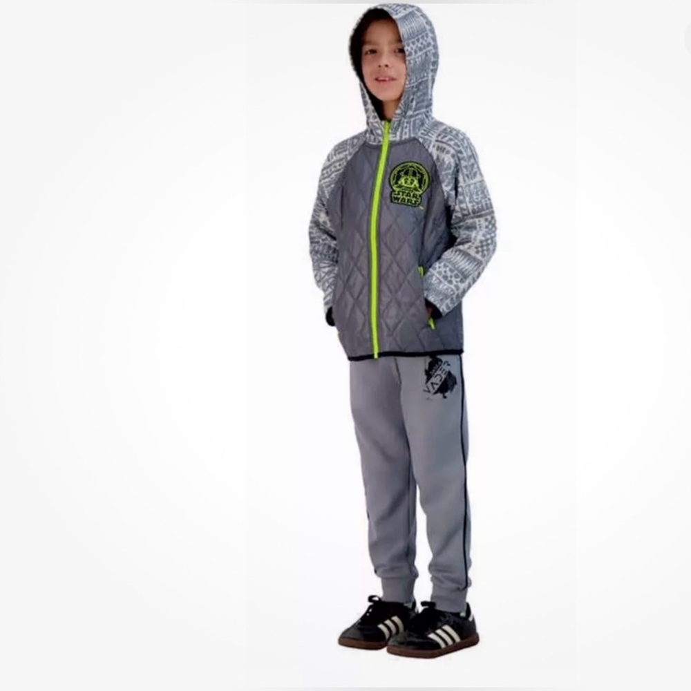 Star Wars Kids Boys 3-pc Sweater Fleece Set Hoodie+shirt+pants Size 4T - Picture 3 of 13